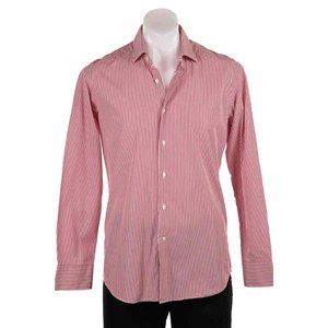 Matteucci Dress Shirts 40 Red
